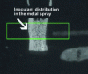 Figure 14 - Visualization of inoculant distribution in the spray (source: Sert Metal)