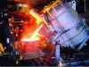 Figure 18 - Emptying the furnace before dismantling the inductor (source: Refractory Foundry Service)