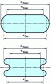 Figure 8 - Shape of free edges