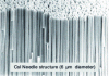 Figure 5 - CsI (cesium iodide) needles