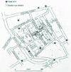 Figure 12 - The spatial distribution of cholera cases during the 1854 epidemic in London is clearly radial, given the location of streets and dwellings.