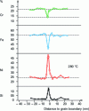 Figure 2 - Intergranular segregation in stainless steel (PWR reactor internals)