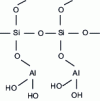 Figure 14 - Chemical structure of kaolinite Si2O5Al2(OH)4