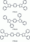 Figure 9 - Chemical structure of some pyrazoline derivatives used as hole-transporting materials