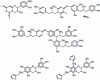 Figure 12 - Examples of chemical species formed by reaction of a tannin-furan system with ammonia or amines