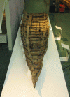 Figure 5 - Roman ship treated with melamine-formaldehyde resin (© German-Roman Central Museum Mainz, Germany)