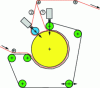 Figure 23 - Diagram of a compactor cylinder (Image: P. Vroman, ENSAIT)