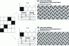 Figure 23 - Example of a quilt of identical value grouping different threads on a 4-ply satin weave known as "Turkish satin".