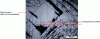 Figure 10 - Micrograph (fabric stacking plane, LCTS) showing 45° oriented cracks in the fibrous reinforcement in the case of 2D C/SiC loaded in off-axis tension.