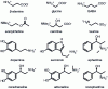 Figure 12 - Structures of some amino acids and neurotransmitters