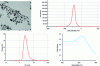 Figure 9 - Classical physico-chemical characterization of nanoparticles, e.g. here for gold nanoparticles