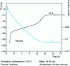 Figure 23 - Lyophilization of a wood sample