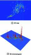 Figure 5 - Example of GCxGC analysis of Vetiver essential oil with GC Image processing software (Zoex Corp.)