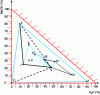 Figure 10 - Nelder and Mead method. Application to the separation of substituted phenols by HPLC