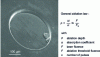 Figure 13 - Example of surface laser ablation: crater obtained in polyimide with the excimer laser at 193 nm, a hundred pulses at a fluence of 200 mJ/cm 2. 