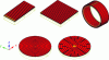 Figure 14 - Different types of cut: linear, matrix, encircling linear, annular, sectorial