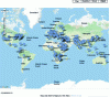 Figure 11 - Chronological map of water conflicts [32]