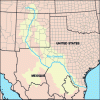 Figure 7 - Rio Grande, border between the United States and Mexico