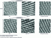 Figure 5 - AFM-STOM images of an array of 40 nm-high metal studs (Personal communication from F. Baida and C. Courjon)