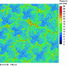 Figure 14 - X-ray spectrometry image of silicon distribution in a steel solidification dendritic structure, showing qualitative silicon segregation.