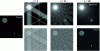 Figure 8 - Comparison of simple back-projection (top) and filtered back-projection (bottom) for 3, 10 and 100 projections