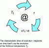 Figure 27 - Closed loop describing the non-linearity of an ageing process at a temperature T lower than Tg