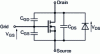 Figure 11 - N-channel MOS with parasitic capacitance