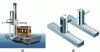 Figure 5 - Examples of (a) single and (b) double horizontal moving arm CMMs (Hexagon Manufacturing Intelligence)