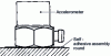 Figure 6 - Accelerometer mounted with self-adhesive washer (Doc. Brüel & Kjær) [2].