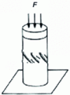 Figure 18 - Buckling of a cylindrical torus that's too thin