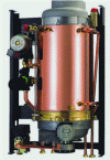 Figure 6 - Frisquet hot water tank whose temperature can be obtained by an immersed sensor or a surface sensor placed directly on the tank wall.