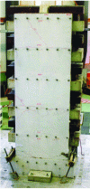 Figure 24 - Reinforced concrete structure with plastic hinge dissipation mechanism (reinforcement plasticity)