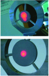 Figure 6 - Images of fiber optics for illumination and observation