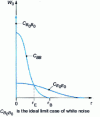 Figure 5 - Comparison of autocorrelation functions  of signal E 0 and noise B