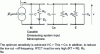 Figure 11 - Equivalent diagram of the microphone associated with the voltage collector circuit