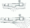 Figure 35 - Location of noise sources on a large industrial compressor, showing the presence of two zones of high radiation corresponding to two frequency ranges (source: CETIM).