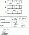 Figure 1 - Different types of vibration waves in homogeneous plates or beams
