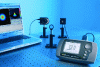 Figure 20 - Assembly featuring various types of laser measurement (profilometry and power measurement), combined with LCD monitor and computer