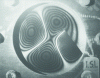 Figure 33 - Detection of a crack in a vibrating metal plate. Time-integrated holography (continuous laser) (doc. ISL)