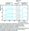 Figure 10 - Schematic diagram of 3-cycle temporal autocalibration on three parallel kinetics