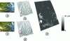 Figure 18 - a) and b) original part and 3D reconstruction; c) and d) view and reconstruction of a part with a slight polishing defect; e) map of the differences between the two measurements.