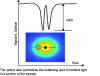 Figure 13 - Real-time
tracking of an acousto-optic profile with pulsed ultrasound excitation