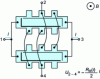 Figure 17 - Diagram of two Hall bars paralleled by a triple connection