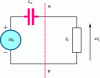 Figure 10 - Equivalent electric circuit of the receiving electric monopole