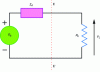 Figure 3 - Circuit equivalent to the single-wire receiving line