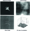 Figure 5 - Estimating the position of an object by correlation