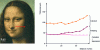 Figure 10 - Estimated stratigraphy along the Mona Lisa's face