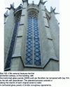 Figure 14 - Protective glass roof with thermoformed glass panels, Sainte-Chapelle, Paris (upper chapel)