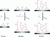 Figure 15 - MLD process steps for depositing an alucone film from TMA and glycol