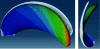 Figure 1 - Calculation of the deformations of a composite blade taking into account fluid-structure coupling (source: Muller-Pécot, 2017)